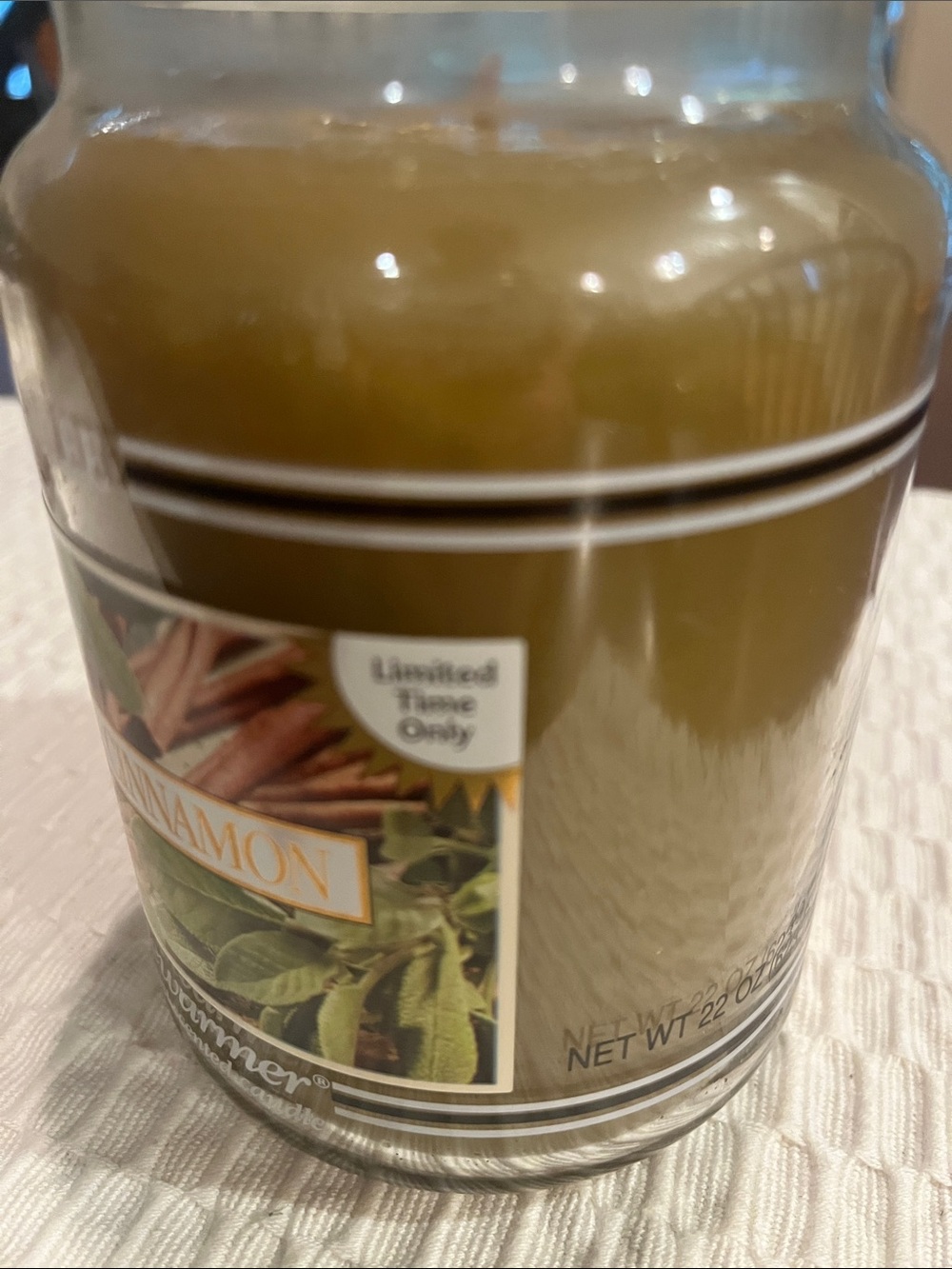 Yankee candle sage & Cinnamon black band  Jar Candle - Housewarmer - Picture 3 of 5